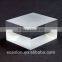 customize size clear solid acrylic cube block