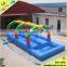 Fashionable hot selling inflatable flat water slide for sale