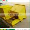 TJG high quality Lateral Dumping For Forklift Iron Filings Metal Concrete Cart
