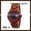 Cheap Japan movement custom logo fashion wood couple watch