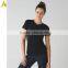 women blank fashion new trend style black t shirt