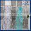 CH098A New 2015 wholesale Nice cheap organza wedding ruffled curly willow blue and white chair sash