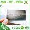 304 Stainless Steel metal membership card/ business card metal cut/ Brush Golden Metal card