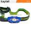 3 led plastic headlamp 3W white led + 2 red led head powered by 3/AAA battery