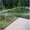 Stainless steel post/Glass railing for outdoor deck(PR-B2012)