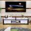 White and black modern tv stand