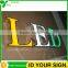 Eye-Catching Pierced 3D Stainless Steel Outdoor Led Sign