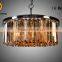 Luxury Crystal Lamp IC20538-6NI-AM Vintage Pendant Light Glass Chandelier Modern Lighting