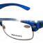 Cheap wholesale half frame plastic reading glasses fun