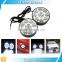 Off Road SUV ATV 9 Leds Round Car DRL Driving Daytime Running Light Fog Day Lamp