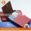 Foldable rectangle PU leather business name card holder with embossing or debossing logo
