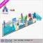 Kids mobile amusement park for sale/ customize inflatable water park/ 130x35M