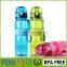 2016 new plastic insulated ecological push button pop up flip top can filter sport 500ml bicycle drinking water bottle