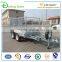 9x5 galvanized tipper folding cage box trailer with tandem axle