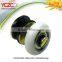 brass stainless steel nylon shower door rollers wheels with bearing