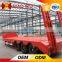 Cheap Price Tri Axle Low Bed Truck Excavator Transportation Trailer