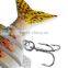 6 colors available 10CM 6 Part Long Lip Weever Shape Crankbait Hook Lure Fish Lure Baits Simulation Fishing Tackle wiht 2 Hooks