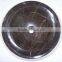 Spain dark emperador stone sink basin