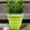 Home decor colorful plastic small decorative flower pots
