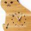 Wood wall clock