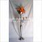 flower bowl wedding candelabra,crystal candelabra wedding centerpieces,wedding crystal candelabra with on top flower bowl c/ball