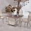 TH385 Dining room furniture popular marble dining table