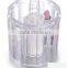 Plastic cosmetic organizer,acrylic make up organizer, clear cube makeup organizer
