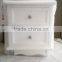 White Two Drawers Wooden Cabinet for Living Room Furnitures