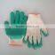 sunnyhope yellow liner red T/C Industrial Latex Rubber Hand Gloves