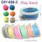 2015 hot selling DIY educational moving magic play sand with Tools and Molds for kids