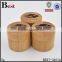 30g Bamboo Cosmetic Double Wall Plastic Jar PP Inner Jar With Bamboo Shell for Face Cream