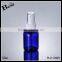 hot selling cosmetic toner fragrance perfume 2017 hot new products blue empty 50ml plastic spray bottle wholesale