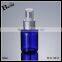 hot selling cosmetic toner fragrance perfume 2017 hot new products blue empty 50ml plastic spray bottle wholesale