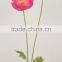 variegate wholesale silk flowers iceland poppy for home decoration