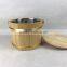 Custom Luxury Japanese Style Barrel For Rice Storage Wooden Bucket