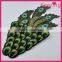 Fashion Peacock Feather Embroidery Patch for Decoration WEF-019