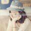 2015 high quality cute colorful ladies fashion cap and hat
