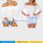 2017 Sexy Summer Beach Cover up Long Sleeve Sheer Mesh Tops White See Through Blouse for Women