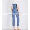 Wholasale Women Apparel Fashionable Latest Design Square Neck Sleeveless Denim Jumpsuit(DQE0107J)