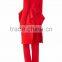 Customized Lady's Apparel Simple Red-color Latest Design Flat Front Skinny Pants(DQM019P)
