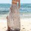 Maxnegio full sexy beach maxi sequin skirt for ladies