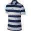 China custom sublimated dry fit mens stripe polo golf shirts manufacturer professional best quality