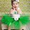 Hot Sales Kids Pettiskirt Ruffle Chiffon Petti Top Set 0-6years Pettiskirt