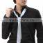 new products mens wedding business wear slim fit black dress shirts