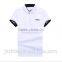 Custom printing cotton polyester mesh different color collar polo shirt