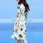 Z&M 2017 women maxi beach dress ladies skirt top Lady's floral skirt
