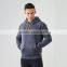 Custom Muscle Fit Polar Gym Jacket Men Fleece Sweatshirt Pullover Hoodie