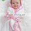 100% cotton baby hooded towel