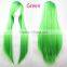 New Fashion Long Anime Wigs 80cm / 100cm Cosplay Party Straight Womens Hair Full Wig - More 24 Colors