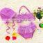 New baby girl swimsuit fancy lace two piece set sling girl bikini swimwear